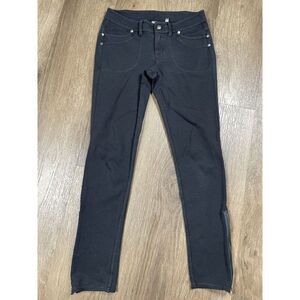 Athleta Skinny Jeans Size 2 Gray Stretch Zip Ankle‎